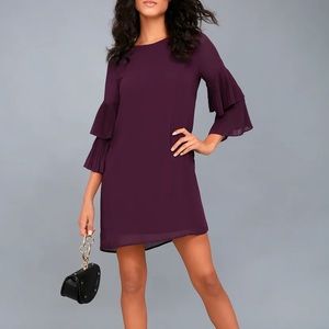 Purple Lulus Dress. Size M. Worn once, like new.